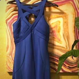 Royal blue mermaid gown